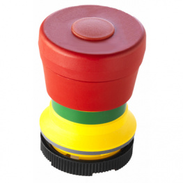 1.30.273.101/2300, Emergency stop pushbutton, IP 69K 22 mm red, RAFI