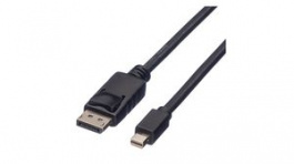 11.04.5638, Video Cable, DisplayPort Plug - Mini DisplayPort Plug, 2560 x 1600, 1.5m, Roline