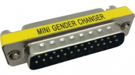 RND 205-00853, D-Sub Gender Changer, Male / Female, 25 Poles, RND Connect