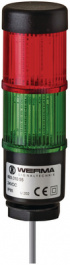 693 010 55, Signalling column Kompakt 36, red/green, WERMA Signaltechnik