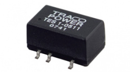 TES 1-0511, Преобразователь: DC/DC; 1Вт; Uвх:5В; 5ВDC; Iвых:200мА; SMD; 1,7г, Traco Power
