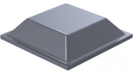 RND 455-00521, Self-Adhesive Bumper 12.7 mm x 12.7 mm x 3.1 mm, Grey, RND Components