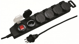 207810035S, Multiple socket outlet, 5xCH/T13, 3 m, Type 12, Steffen