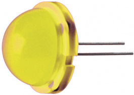 DLC2-6YD, LED; 20мм; желтый; 2,5-8,3мкд; 120°; Кол-во выв:2; 20мА, Kingbright