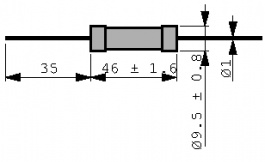 T10-10KFI, Wirewound resistor 10 kOhm 10 W +- 1 %, IRC / TT ELECTRONICS