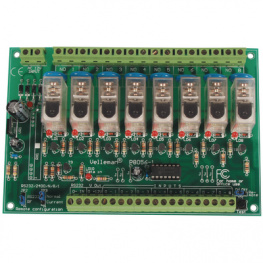 K8056, 8-channel relay card (kit), Velleman