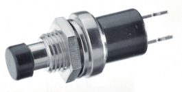 MSP-121C BLACK, Push-button Switch off-(on) 1Pblack, Knitter-switch