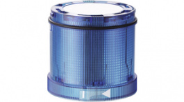 64753075, Signal element TwinLIGHT Design, blue, 24 VDC, WERMA Signaltechnik