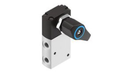 VHEF-EST-M32-M-G18, Manual Selector Valve, Mechanical Spring Return, 3/2, -95kPa ... 1MPa, G1/8", Festo
