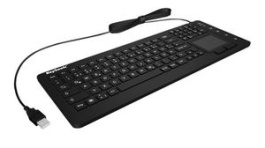 KSK-6231 INEL (CH), Keyboard, CH Switzerland, QWERTZ, USB, Cable, ICY BOX