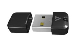 VP2N8G, Nano USB Stick , 8GB, USB 2.0, Black, V7