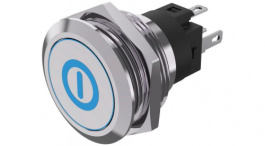 82-6151.1A24.B001, Illuminated Pushbutton, Blue, 1CO, IP65/IP67, Momentary Function, EAO