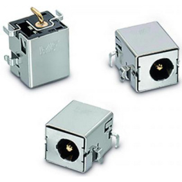 694105309102, DC Power jack, Female, 4.93 mmSeries WR-DC 90° THT, WURTH Elektronik