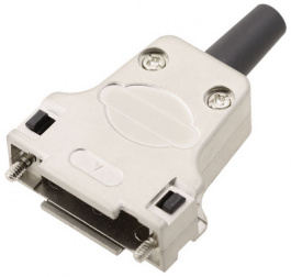 DTZF15-RG-K, D-Sub metal hood 15P, Encitech Connectors