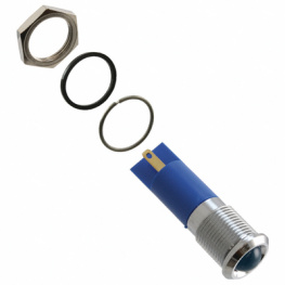 Q14P1CXXB12E, LED Indicator blue 12 VDC, APEM