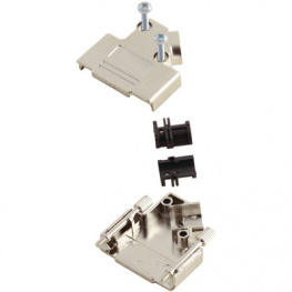 MHD45PK25-K, D-Sub metalized hood 25P, MH Connectors