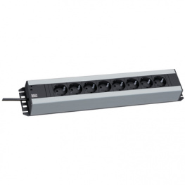 300.006, Outlet Strip, 8xF (CEE 7/3), 2 m, Bachmann