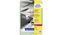 L6113-20 [48 шт], Label, Polyester, 45.7 x 21.2mm, 20x 48pcs, White, Zweckform