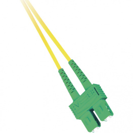 SCASCA09DYE2, FO cable 9/125um SC-APC/SC-APC 2 m yellow, AFL Hyperscale
