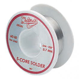 ERSIN 362 49G 0.7MM, Solder wire Sn60/Pb40 49 g 0.7 mm, Multicore