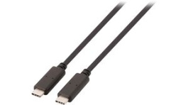 CCGP64750BK10, USB 3.1 Cable (Gen2) USB C Plug - USB C Plug 1m Black, Nedis (HQ)