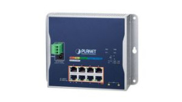 WGS-5225-8P2S, PoE Switch, Managed, 2.5Gbps, 240W, RJ45 Ports 8, PoE Ports 8, Fibre Ports 2SFP, Planet
