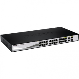DGS-1210-24, Switch 24x 10/100/1000 4x SFP 19^, D-Link