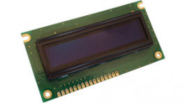 DEP 16202-Y, Dot matrix OLED display Character height=4.75 mm 2 x 16, Display Elektronik
