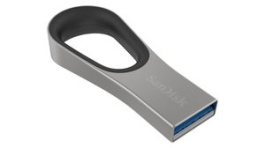 SDCZ93-128G-G46, Флешка; USB 3.0; ULTRA LOOP; 128ГБ; 130МБ/с; Цвет: серебристый, Sandisk