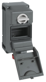 TM 3243KIR, TM..IR/KIR, sockets, interlocked socket-outlets, with compartment, ILME
