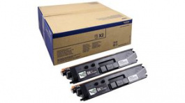 TN329BKTWIN, Toner Cartridge, 6000 Sheets, Black, Brother