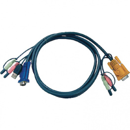 2L-5305U, KVM special combination cable, VGA/USB/Audio 5 m, Aten