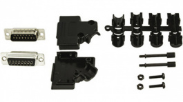 MHD45PPK9-DB9P-K, D-Sub plug kit 9P, MH Connectors