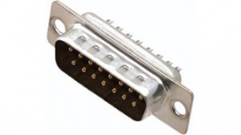 DM15-SP, Вилка; D-Sub; PIN:15; "папа"; цанговые контакты; пайка; на провод, Encitech Connectors
