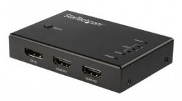 VS421HDDP, HDMI Switch 3x HDMI/DisplayPort/3.5 mm Socket - HDMI 4096x2160, StarTech.com