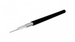 SUCOFORM 86 LSFH [25 м], Coaxial Cable for Microwaves RG-403 LSZH 3.2mm 50Ohm Copper-Plated, Silver-Plated Steel Black 25m, Huber+Suhner