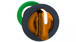 ZB5FK1753, Illuminated Selector Switch Head Orange Handle Suitable for Harmony XB5, SCHNEIDER ELECTRIC
