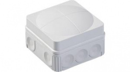 COMBI 108/5 GrEy, Junction Box 76x76x51mm Grey Polypropylene IP66, WISKA LTD