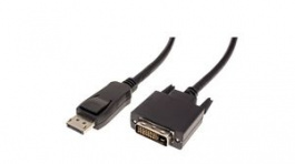 11.99.5612, Video Cable, DisplayPort Plug - DVI-D 18 + 1-Pin Male, 1920 x 1080, 5m, Value