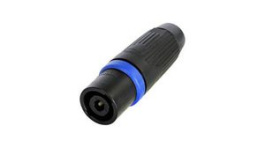 NLT4MXX-BAG, Cable Connector, Black, 4 Poles, Neutrik