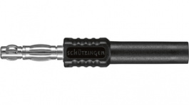 BRST 7922 NI / SW, Plug diam. 4 mm black N/, Schutzinger