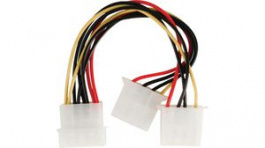 CCGP74020VA015, Internal Power Cable Molex Male - 2x Molex Female 150mm Multicolour, Nedis (HQ)