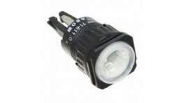 71-611.0, Illuminated Pushbutton Actuator, Black, IP65, Momentary Function, EAO