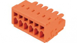 734-206, Pluggable Terminal Block Plug, 3.81mm, 1.5mm\x1a, 6 Poles, Wago
