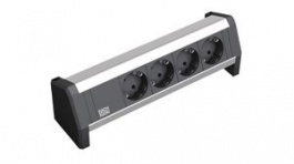 902.0049, Desk Outlet DESK 1 4x DE Type F (CEE 7/3) Socket/GST18i3 Socket - GST18i3 Plug, Bachmann