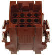 207018-1 Socket housing, 12-pin 12P