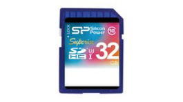 SP032GBSDHCU3V10, Memory Card, 32GB, SDHC, 90MB/s, 80MB/s, Silicon Power