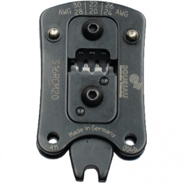 S16RCM20, Crimp insert, UTS, Souriau Esterline Sunbank