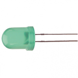 393SYGD/S530-E2, LED 8 mm (T21/2) green, Everlight