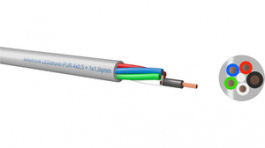 LEDotronic-PUR 4x0,5+1x1,0qmm grau , Control cable   4  x0.50 mm2 (1 x 1.00 mm2) unshielded, Kabeltronik
